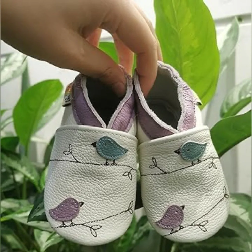 Nature Embroidery Slip Ons
